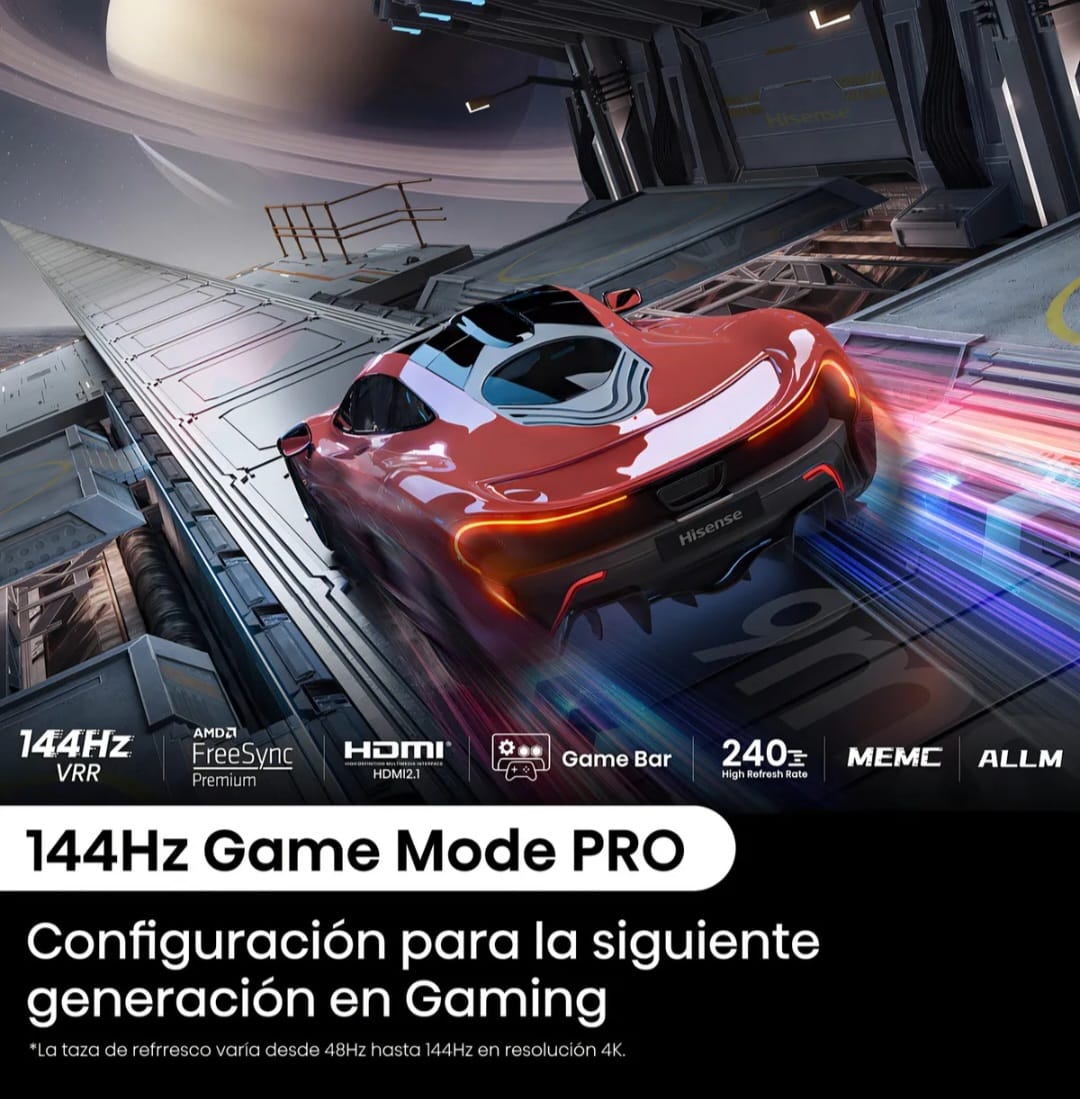 Hisense television QD7N pantalla 100 pulgadas