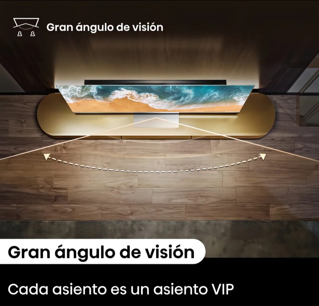 Hisense television QD7N pantalla 100 pulgadas